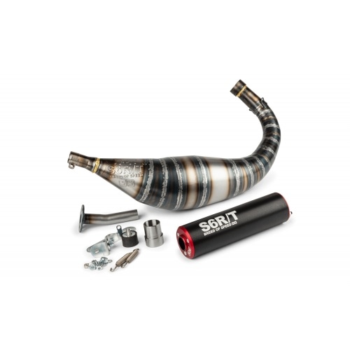 Tuning Kit cylinder + exhaust 77cc Stage6 BigRacing Minarelli AM6 red Tuning Kit cylinder + exhaust 77cc Stage6 BigRacing Minarelli AM6 red