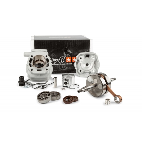 Tuning komplekts cilindrs + kloķvārpsta Stage6 BigRacing 77cc Derbi Euro2 Tuning komplekts cilindrs + kloķvārpsta Stage6 BigRacing 77cc Derbi Euro2