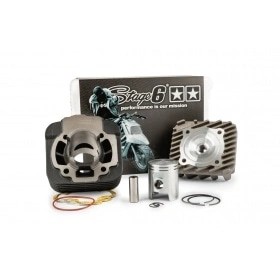 Stage6 Cylinder Kit Streetrace cast iron 50cc Piaggio AC (Typhoon / Zip)