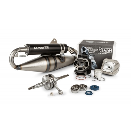 Tūnēšanas komplekts Stage6 50cc Streetrace čuguna Minarelli vertikālais komplekts Tūnēšanas komplekts Stage6 50cc Streetrace čuguna Minarelli vertikālais komplekts