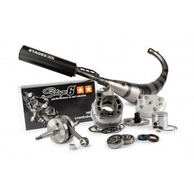 Комплект для тюнинга цилиндр + коленвал + выхлоп Stage6 Streetrace 88cc ход 45мм Minarelli AM6