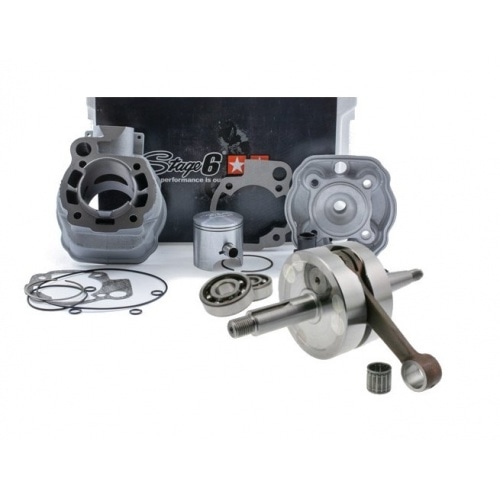 Stage6 Tuning Kit cylinder + crankshaft Streetrace 86cc stroke 44mm Minarelli AM6 Stage6 Tuning Kit cylinder + crankshaft Streetrace 86cc stroke 44mm Minarelli AM6
