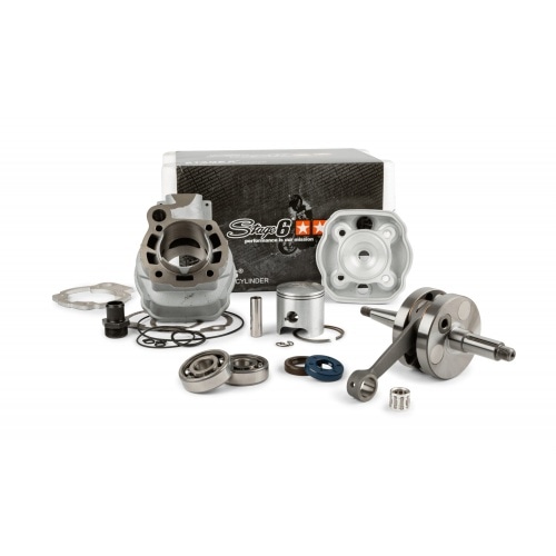 Тюнинг комплект цилиндр + коленвал Stage6 Streetrace 88cc ход 45мм Minarelli AM6 Тюнинг комплект цилиндр + коленвал Stage6 Streetrace 88cc ход 45мм Minarelli AM6