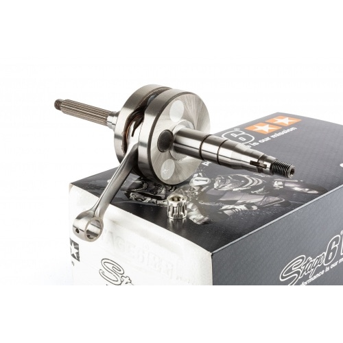 Kloķvārpsta Stage6 Pro Replica 10mm virzuļa tapa Minarelli horizontāla Kloķvārpsta Stage6 Pro Replica 10mm virzuļa tapa Minarelli horizontāla