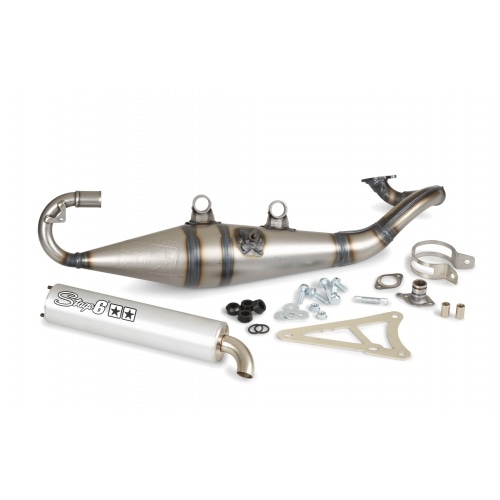 Exhaust Stage6 Pro Replica MK2 Alu Minarelli horizontal / China 2-stroke Exhaust Stage6 Pro Replica MK2 Alu Minarelli horizontal / China 2-stroke