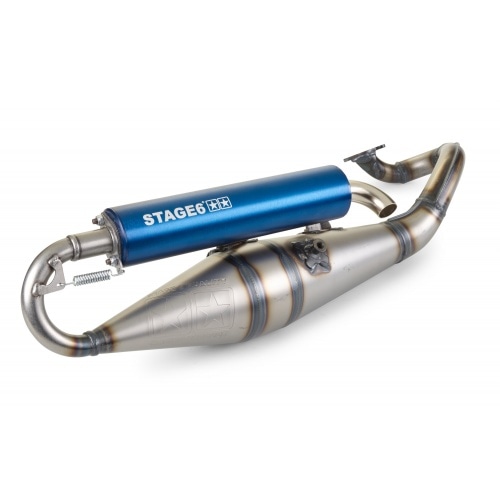 Exhaust Stage6 Pro Replica MK2 Blue Minarelli horizontal / China 2-stroke Exhaust Stage6 Pro Replica MK2 Blue Minarelli horizontal / China 2-stroke
