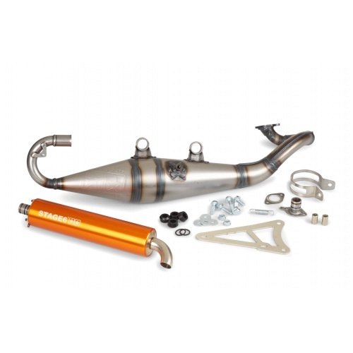 Exhaust Stage6 Pro Replica MK2 Orange Minarelli horizontal / China 2-stroke Exhaust Stage6 Pro Replica MK2 Orange Minarelli horizontal / China 2-stroke