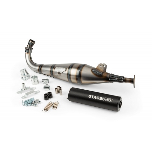 Выхлоп Stage6 StreetRace Peugeot 103 SPX Черный Выхлоп Stage6 StreetRace Peugeot 103 SPX Черный