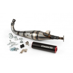 Exhaust Stage6 StreetRace Peugeot 103 SPX Red / Black