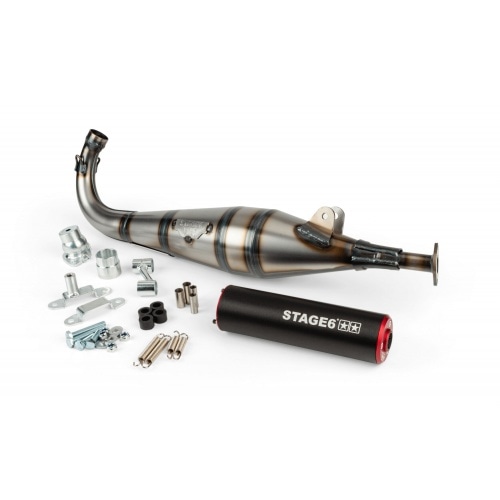 Exhaust Stage6 StreetRace Peugeot 103 SPX Red / Black Exhaust Stage6 StreetRace Peugeot 103 SPX Red / Black