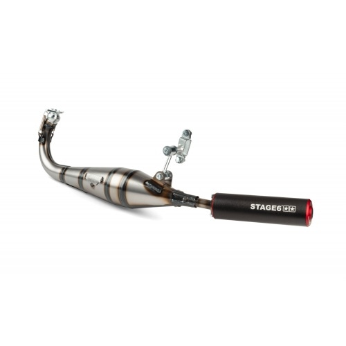 Exhaust Stage6 StreetRace Peugeot 103 SPX Red / Black Exhaust Stage6 StreetRace Peugeot 103 SPX Red / Black