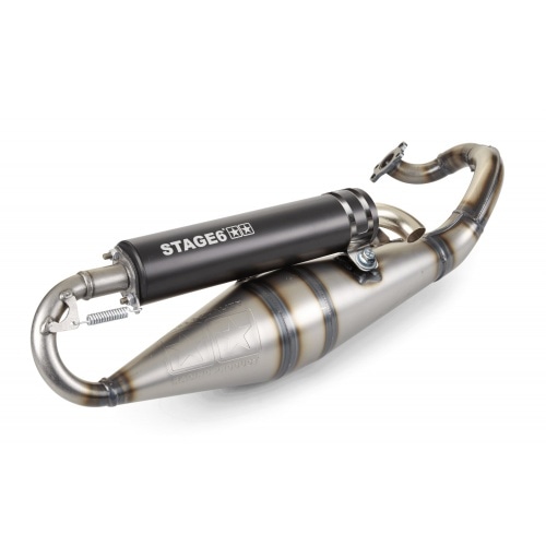 Exhaust Stage6 Pro Replica MK2 Black Peugeot horizontal / Morini Exhaust Stage6 Pro Replica MK2 Black Peugeot horizontal / Morini