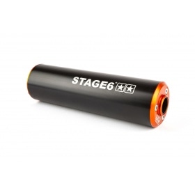 Izplūdes gāzu sistēmas Stage6 Streetrace augsta stiprinājuma CNC oranžs / melns Yamaha DT50