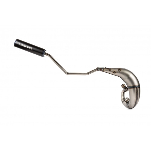 Izplūdes gāzu sistēmas Stage6 Streetrace augsta stiprinājuma CNC zils / melns Rieju MRT Izplūdes gāzu sistēmas Stage6 Streetrace augsta stiprinājuma CNC zils / melns Rieju MRT