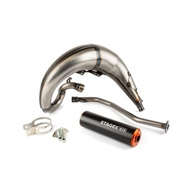 Izplūdes gāzu sistēmas Stage6 Streetrace augstais stiprinājums (kreisajā pusē) CNC oranžs / melns Beta RR
