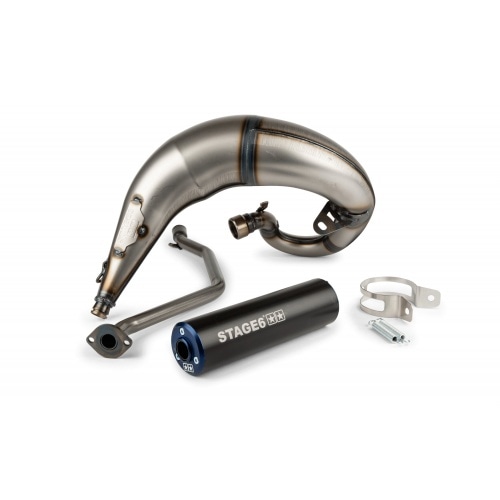 Exhaust Stage6 Streetrace high mount CNC blue / black Beta RR 2012 / HM / Vent Exhaust Stage6 Streetrace high mount CNC blue / black Beta RR 2012 / HM / Vent