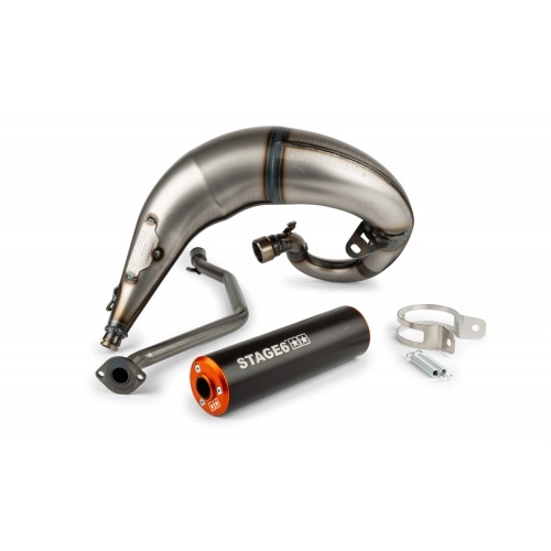 Exhaust Stage6 Streetrace high mount CNC orange / black Beta RR 2012 / HM / Vent Exhaust Stage6 Streetrace high mount CNC orange / black Beta RR 2012 / HM / Vent