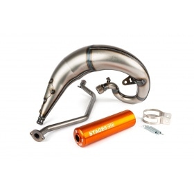 Izplūdes gāzu sistēmas Stage6 Streetrace augsta stiprinājuma CNC oranžs Sherco SE / SM