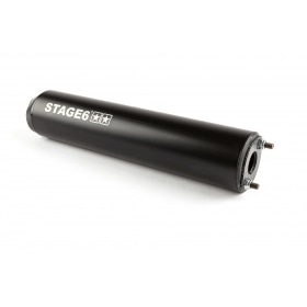 Exhaust Stage6 Streetrace chrome black Derbi / Minarelli AM6