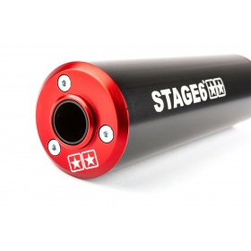 Exhaust Stage6 Streetrace 80 - 90 AM6 Red