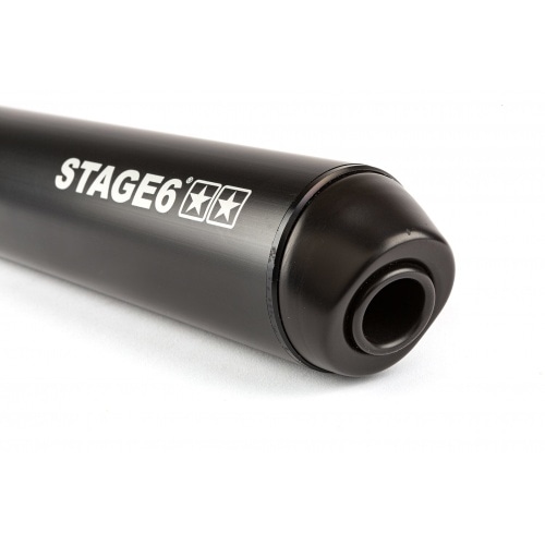 Exhaust Stage6 Streetrace high mount black Derbi Senda Exhaust Stage6 Streetrace high mount black Derbi Senda