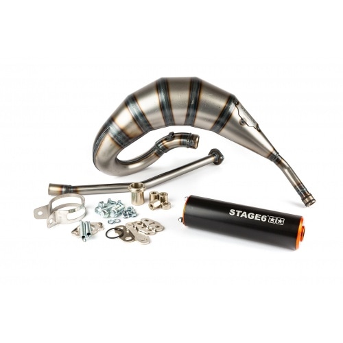 Izplūdes gāzu sistēma Stage6 Streetrace 70cc augsta stiprinājuma CNC oranžs / melns Derbi Senda Izplūdes gāzu sistēma Stage6 Streetrace 70cc augsta stiprinājuma CNC oranžs / melns Derbi Senda