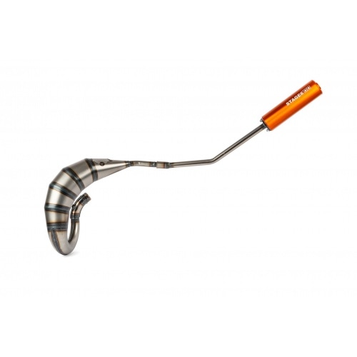 Izplūdes gāzu sistēmas Stage6 Streetrace 70cc augsta stiprinājuma CNC oranžs Derbi Senda Izplūdes gāzu sistēmas Stage6 Streetrace 70cc augsta stiprinājuma CNC oranžs Derbi Senda