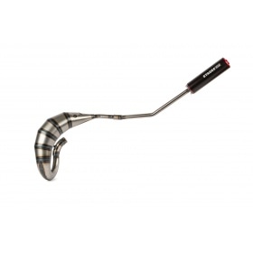 Izplūdes gāzu sistēmas Stage6 Streetrace 70cc augsta uzstādīšana CNC sarkans / melns Derbi Senda