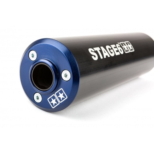 Exhaust Stage6 80 – 90cc CNC blau / black HM-Moto / Vent / Beta RR Exhaust Stage6 80 – 90cc CNC blau / black HM-Moto / Vent / Beta RR