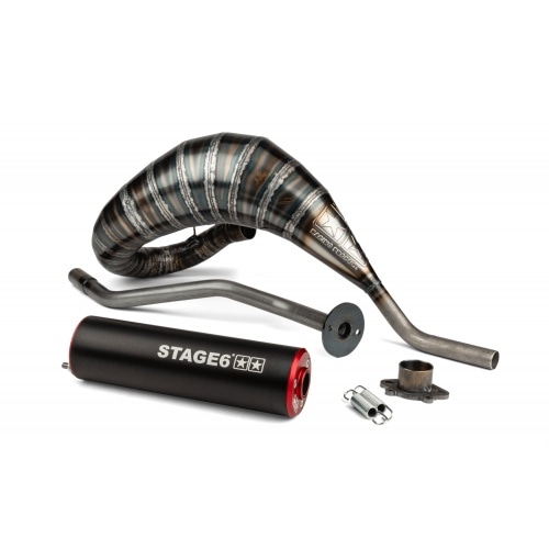 Exhaust Stage6 80 - 90 Derbi red / black Exhaust Stage6 80 - 90 Derbi red / black