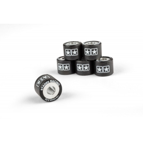 Variatora rullīšu atsvariņi (x6) Stage6 15x12mm - 3g Variatora rullīšu atsvariņi (x6) Stage6 15x12mm - 3g