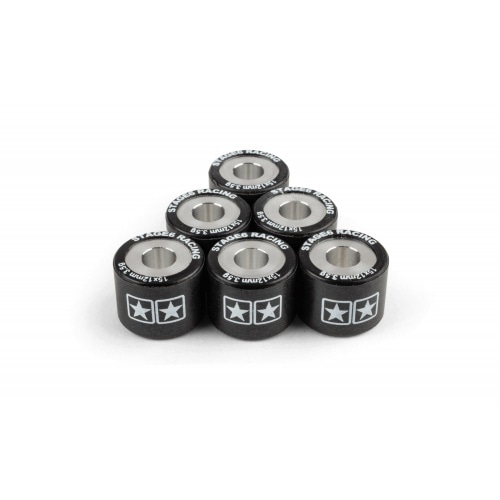 Variatora rullīšu atsvariņi (x6) Stage6 15x12mm - 3g Variatora rullīšu atsvariņi (x6) Stage6 15x12mm - 3g