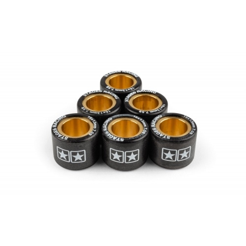 Variatora rullīšu atsvariņi (x6) Stage6 15x12mm - 3g Variatora rullīšu atsvariņi (x6) Stage6 15x12mm - 3g
