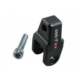 Amortizators Stage6 CNC +40mm Minarelli / Peugeot / Kymco melns