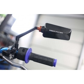 Spogulis F1 Stage6 kreisajā pusē glancēts karbonizēts