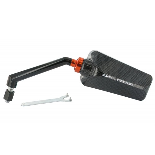 Spogulis F1 Stage6 kreisajā pusē glancēts karbonizēts Spogulis F1 Stage6 kreisajā pusē glancēts karbonizēts