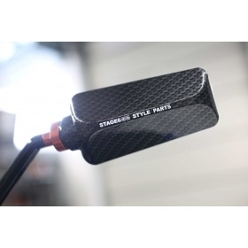 Spogulis F1 Stage6 labajā pusē spīdīgs karbonizēts