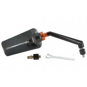 Spogulis F1 Stage6 labajā pusē spīdīgs karbonizēts