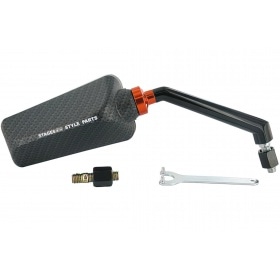 Spogulis F1 Stage6 labajā pusē matēts oglekļa krāsā