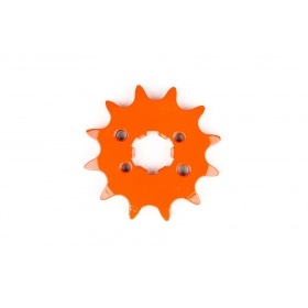 Front Sprocket 420 orange Derbi