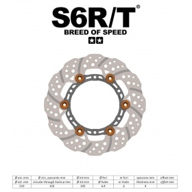 Brake Disc front floating 220mm Stage6 R/T Vespa GTS