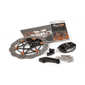 Oversize Brake Kit 280mm Yamaha Aerox Stage6 R/T Black