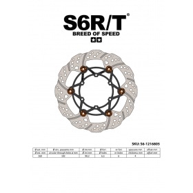 Stage6 R/T Floating Brake Disc front 260mm Beta RR