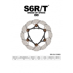 Stage6 R/T Floating Brake Disc front 260mm Rieju MRT
