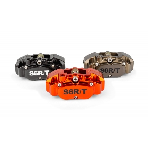 4-Piston Brake Caliper Stage6 R/T MK2 Hard anodized 4-Piston Brake Caliper Stage6 R/T MK2 Hard anodized