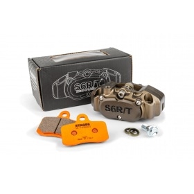 Brake Kit 4-piston caliper MK2 Stage6 R/T Hard Anodized with Racing pads