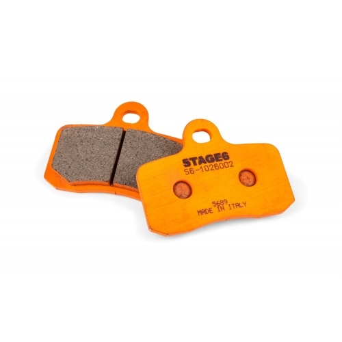 4-piston Caliper with adapter Brembo Stage6 R/T Orange 4-piston Caliper with adapter Brembo Stage6 R/T Orange