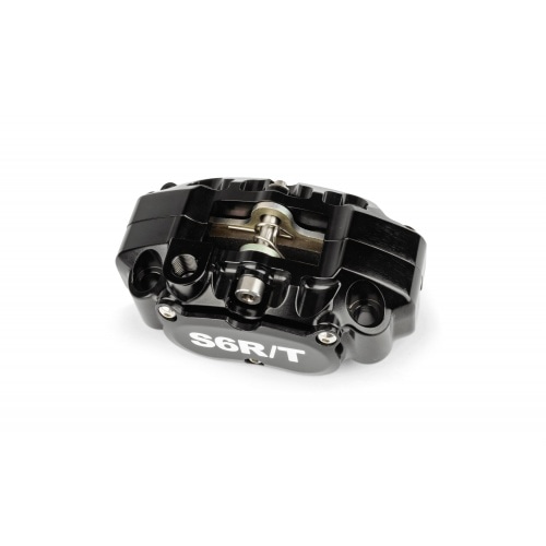 4-piston Caliper with adapter Brembo Stage6 R/T Black 4-piston Caliper with adapter Brembo Stage6 R/T Black
