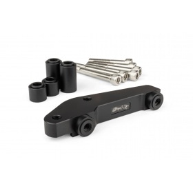 4-piston Caliper with adapter Brembo Stage6 R/T Black