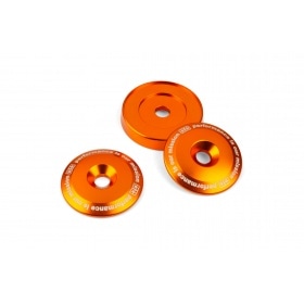 Swingarm Pivot Caps Stage6 R/T MK2 Orange